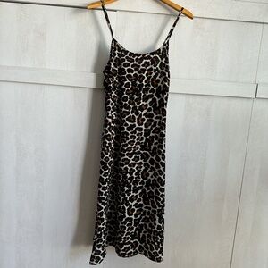 Show Me Your Mumu Leopard Print Slip Dress